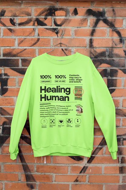 "Healing Human" Crewneck Sweatshirt – Limited Edition